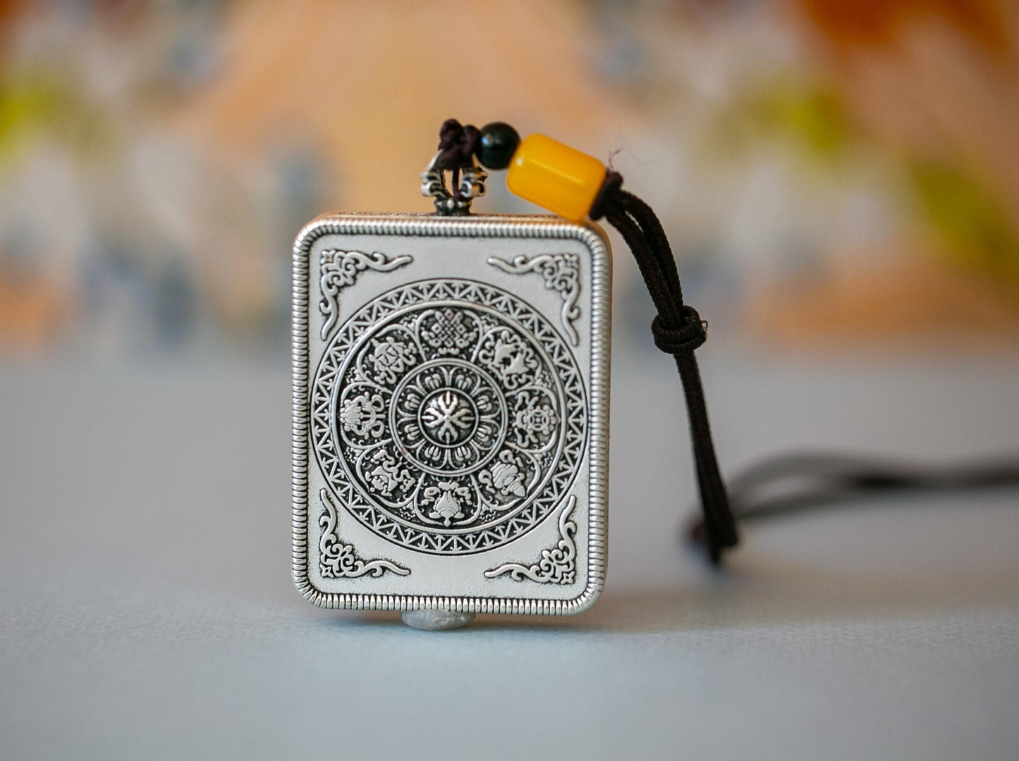 Manjushri Thangka Pendant