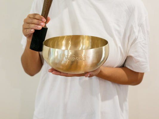 19.5 cms Easy Play Singing Bowl – D#3 156 Hz