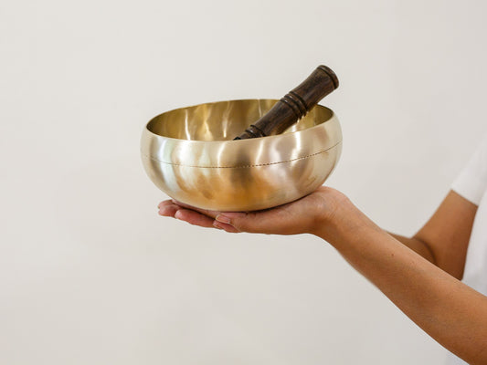 17.5 cms Easy Play Singing Bowl – F#3 186 Hz