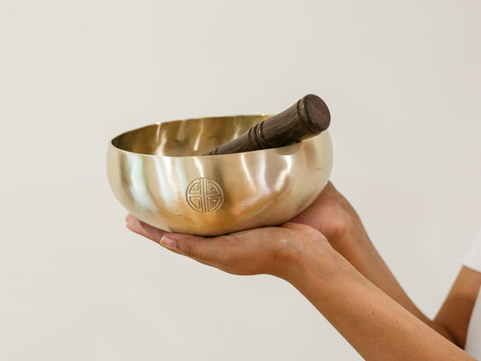 17.5 cms Easy Play Singing Bowl – F#3 187 Hz