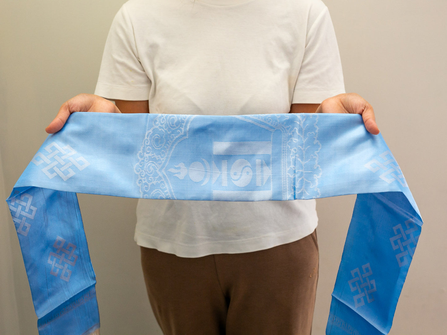Short Mongolian Khatak Scarf