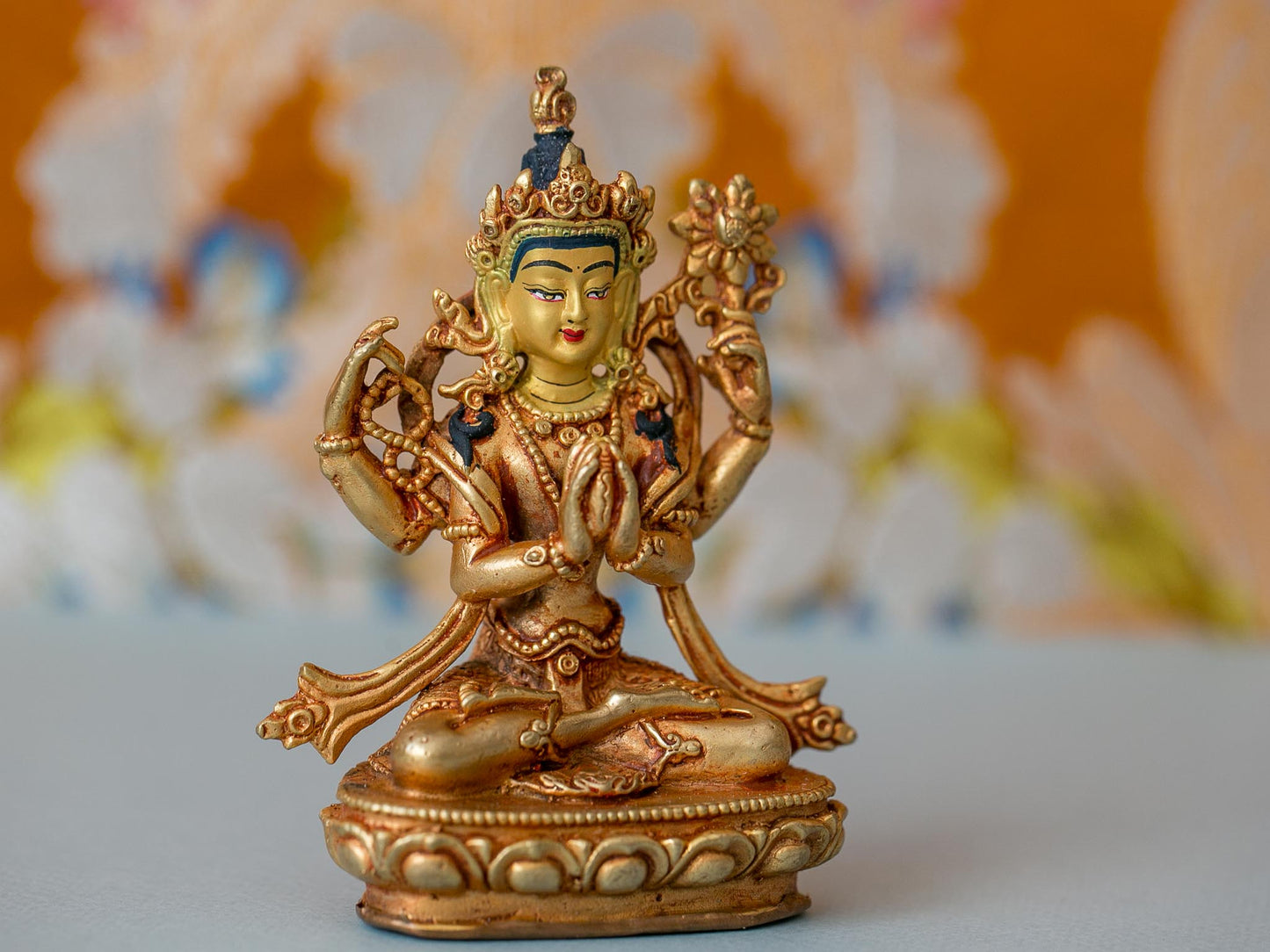 4” Chenrezig Statue