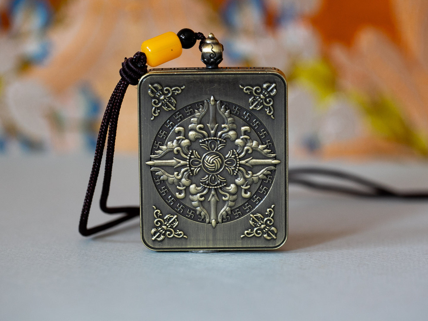 Zambala Thangka Pendant