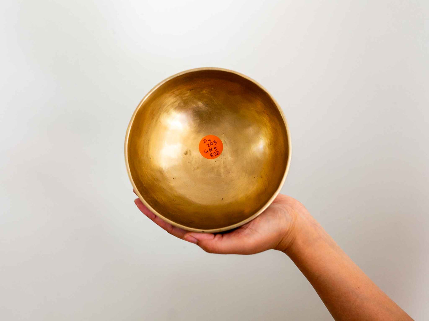 Hand Hammered Moon Singing Bowl - Base Note D4 293 Hz