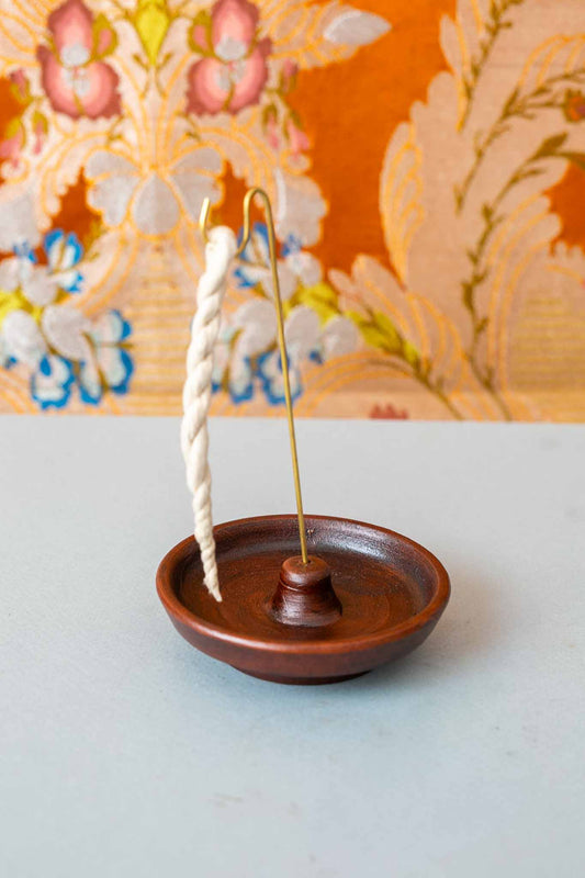 Ceramic Rope Incense Burner