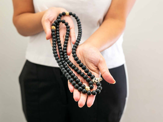 Long Black Onyx Mala
