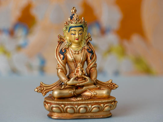 4” Amitayus (Long Life Buddha) Statue