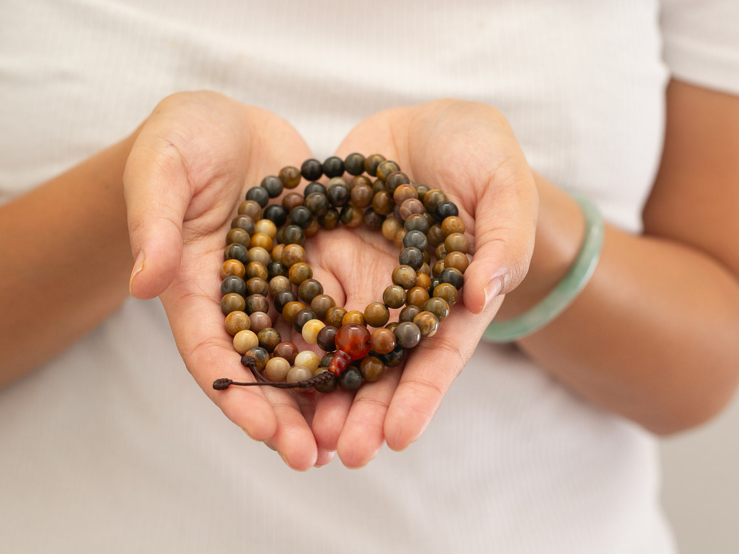 108 bead Riverstone Mala