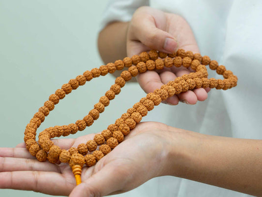 5 Face Rudraksha Mala Beads