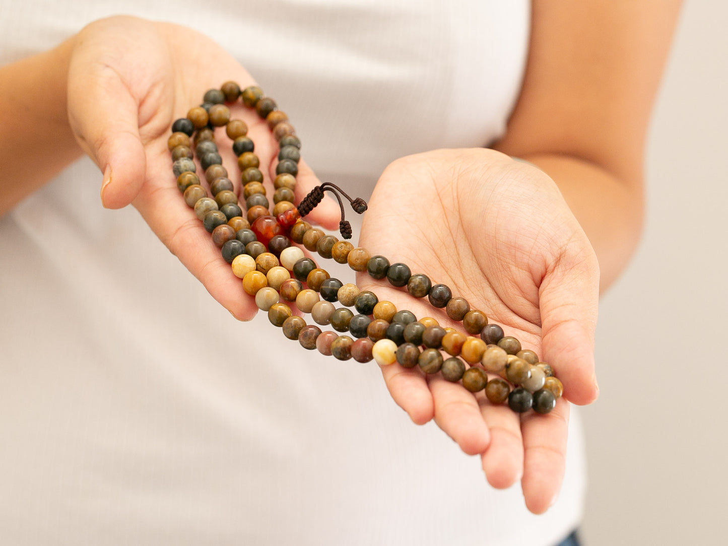 108 bead Riverstone Mala