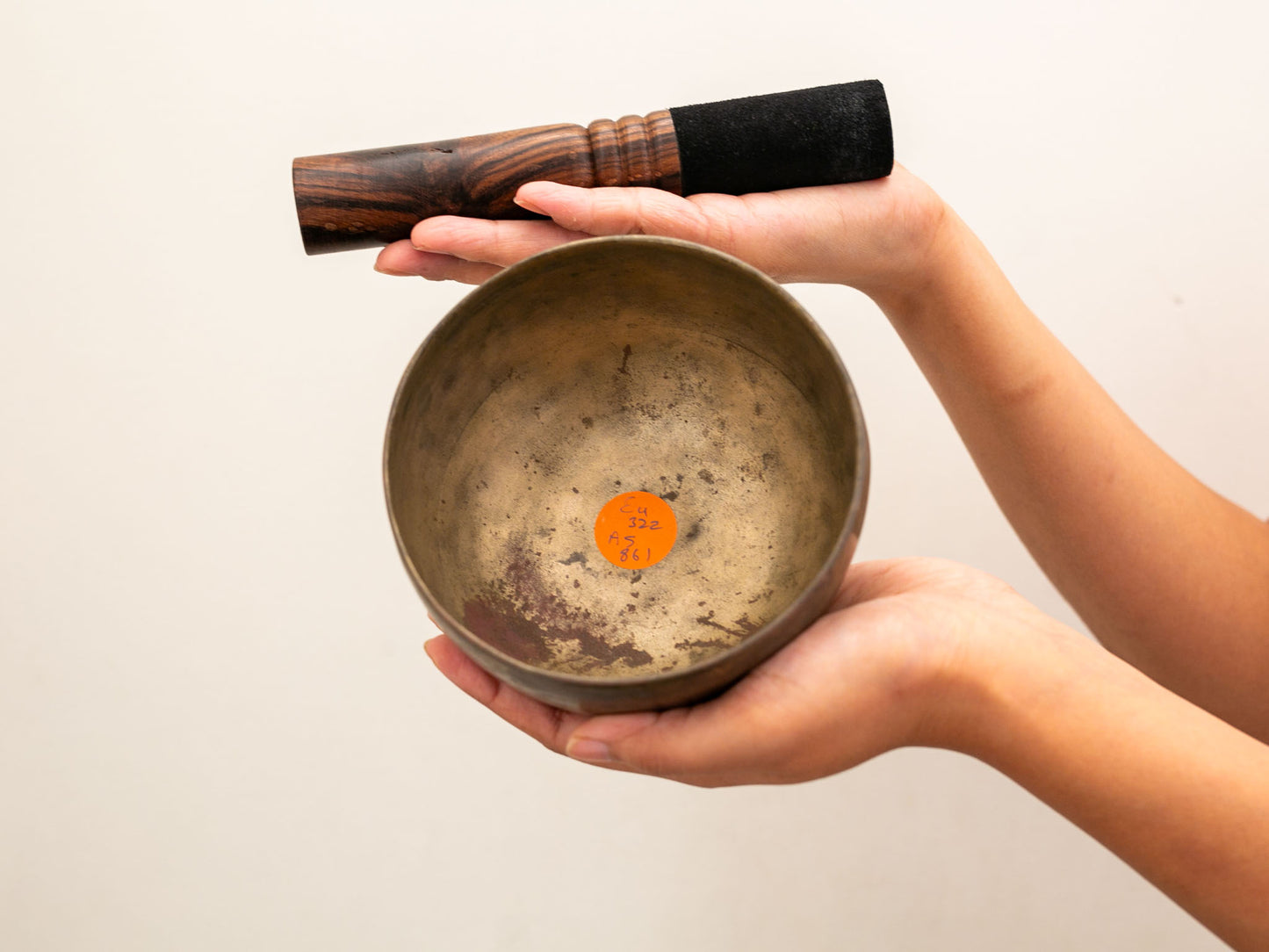 Small Tara Singing Bowl - Base Note E4 (322)
