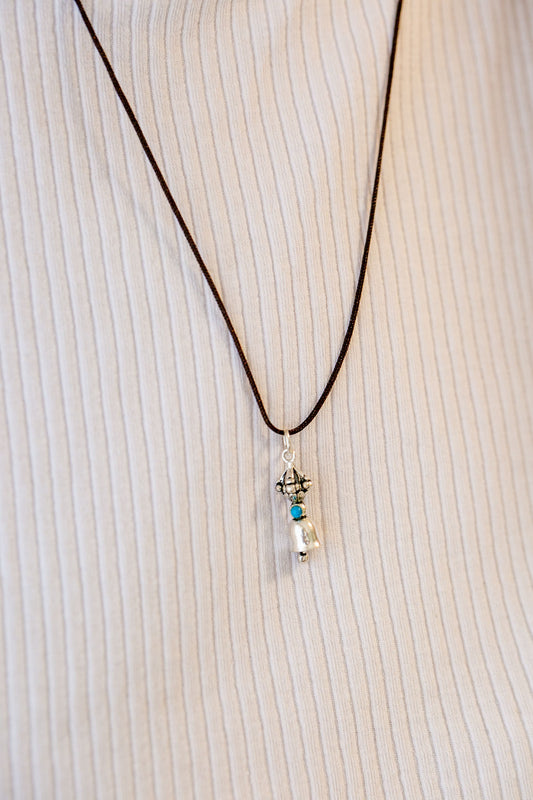 Bell with Turquoise Pendant
