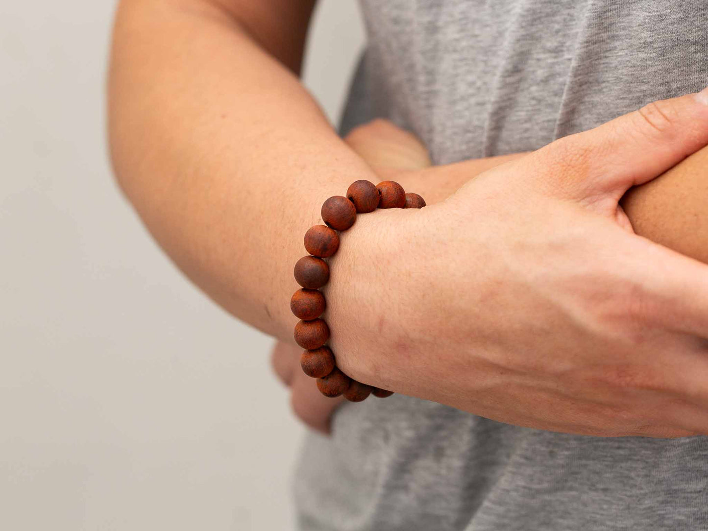 Large 10 mm Red Sandalwood Bracelet