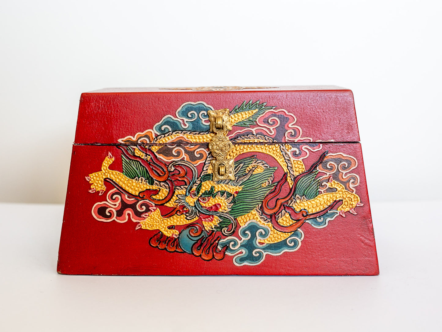 Dragon - Trapezoid Tibetan Chest
