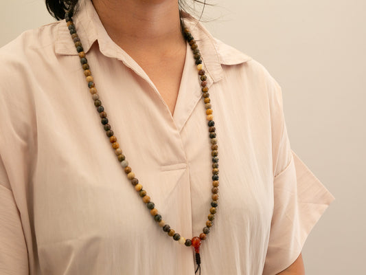 108 bead Riverstone Mala