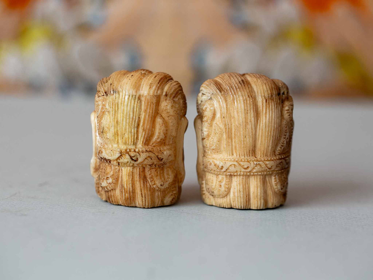 Mahakala Head in Yak bone
