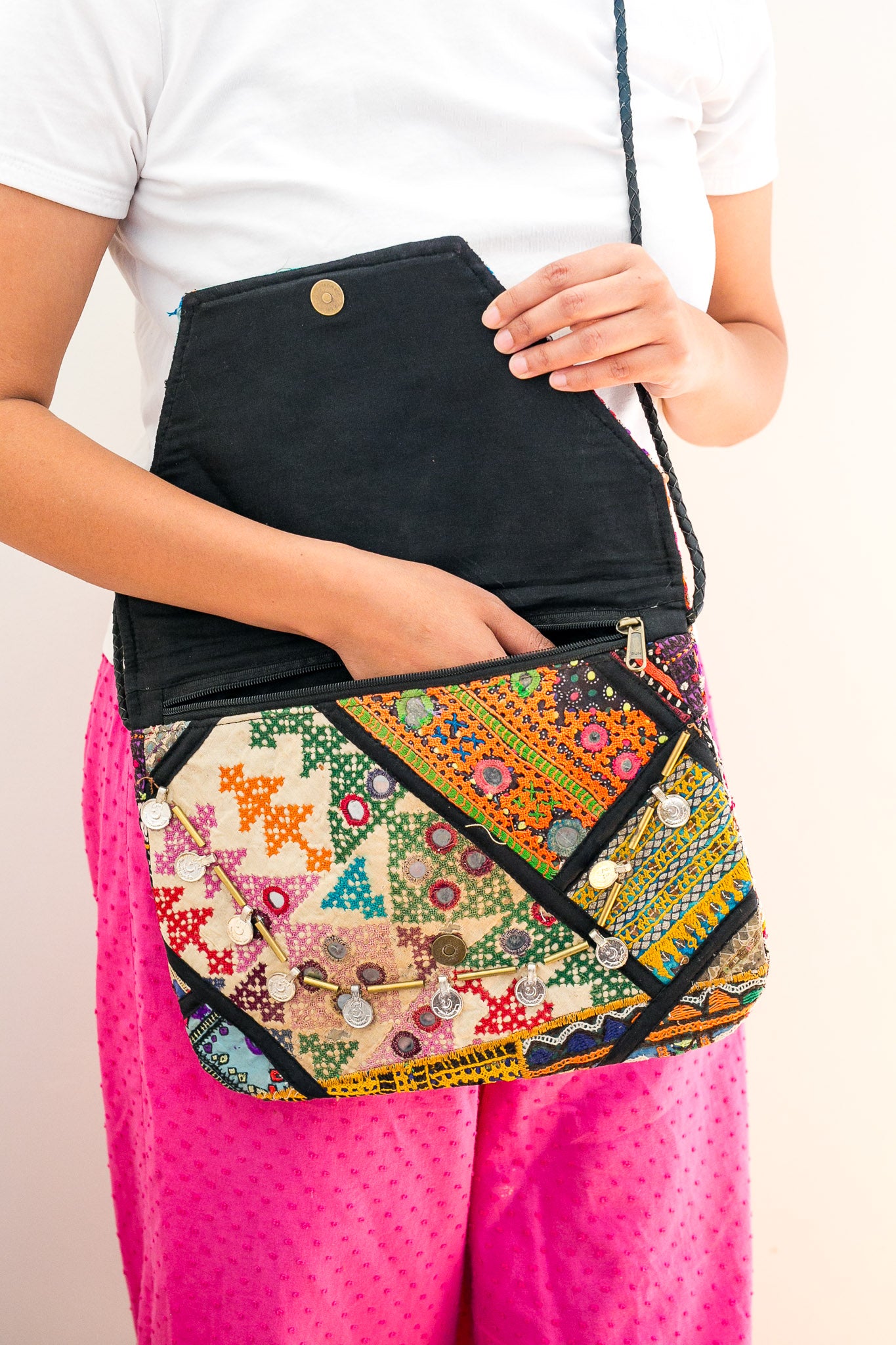 Large Bohemian Ladies Clutch Handbag #1