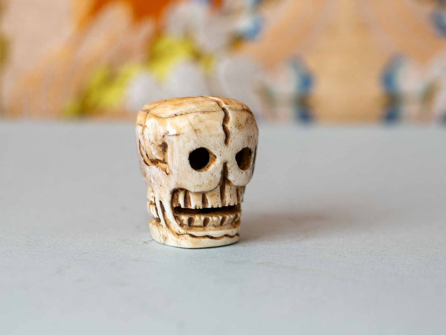 Citipati Head in Yak bone