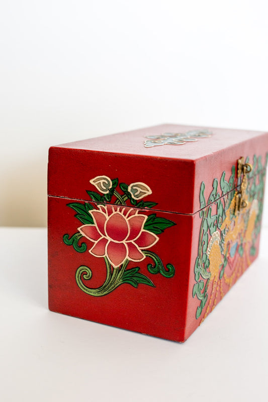 Garuda and Lotus - Tibetan Chest