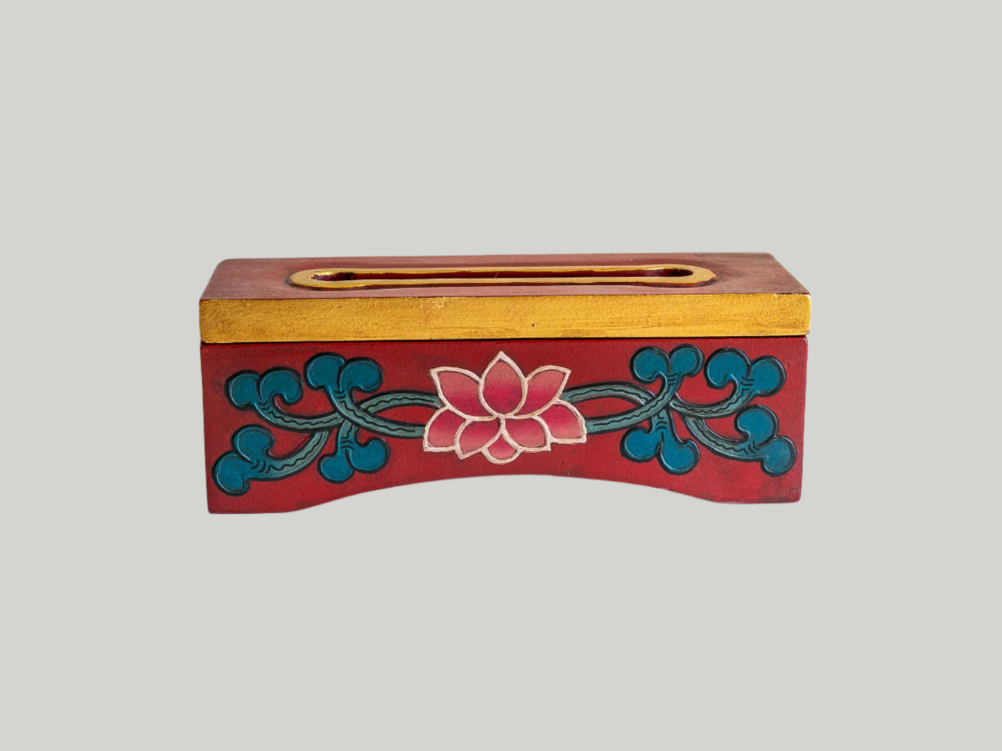 Padma Tibetan Wooden Incense Burner (Small)