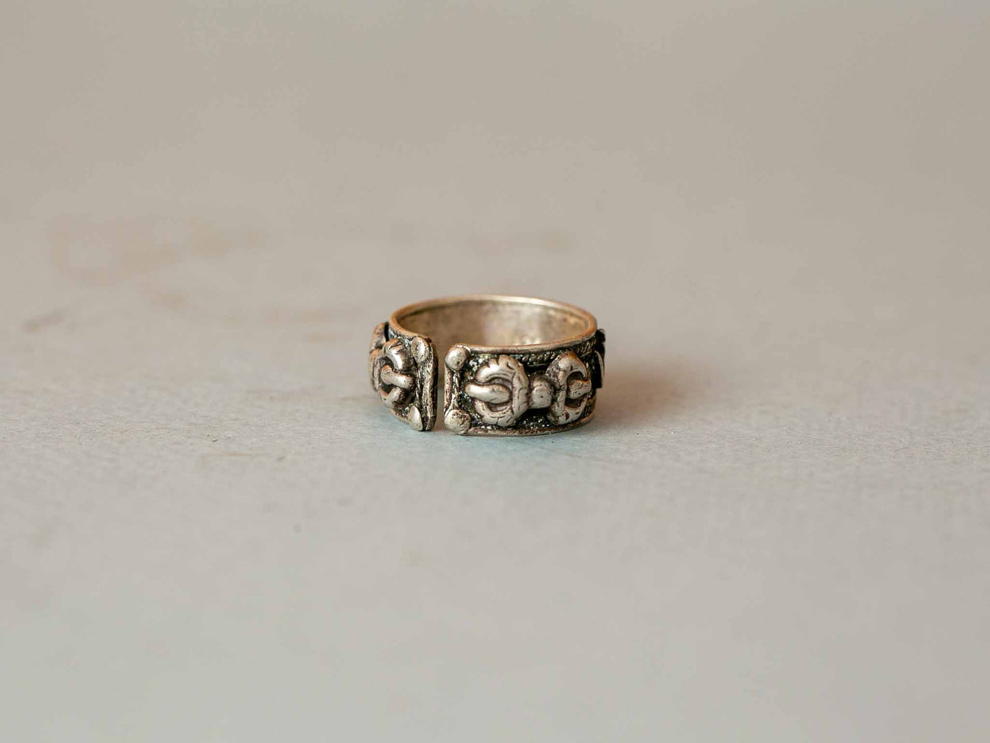 Compassion Mantra Silver Ring