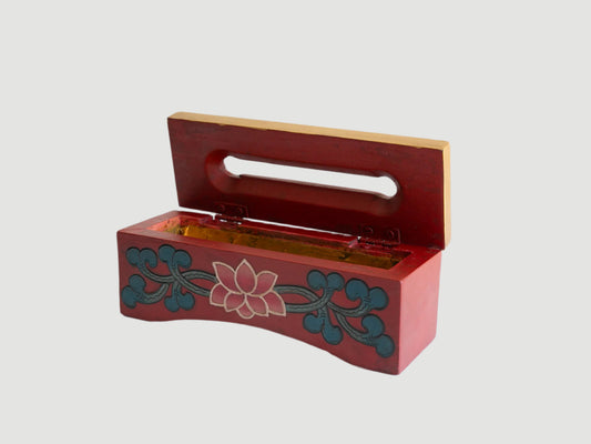 Padma Tibetan Wooden Incense Burner (Small)