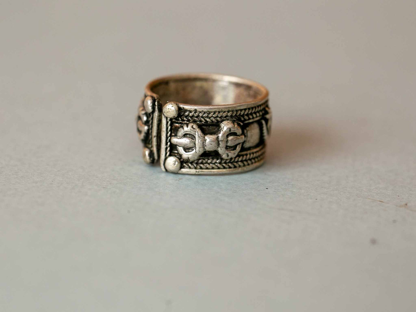 Compassion Mantra Silver Ring