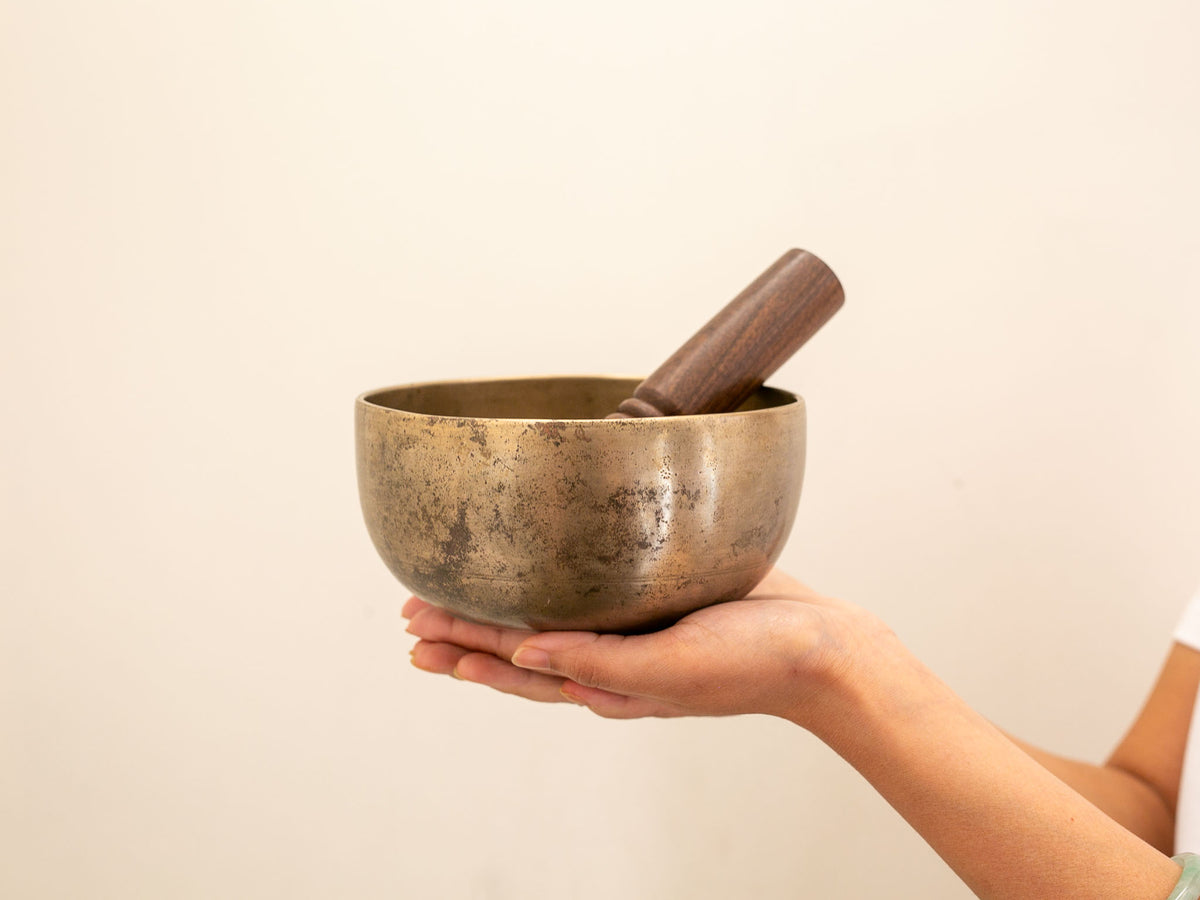 Tara Singing Bowl (thick rim) - Base Note C4 (260 Hz)