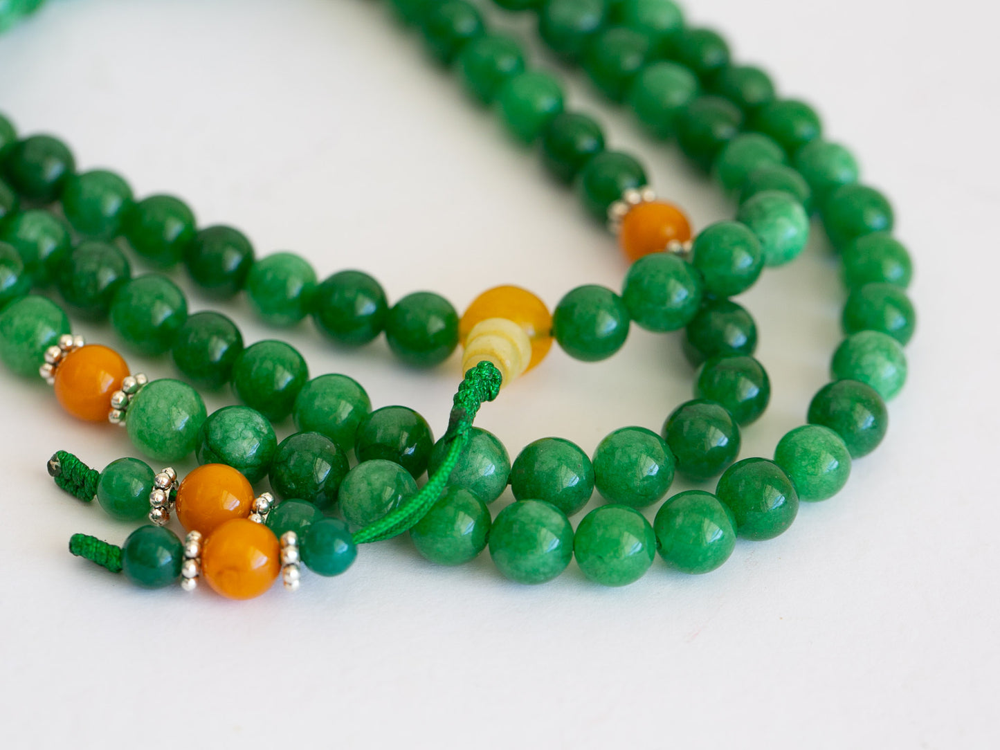 108 bead Green Onyx Mala