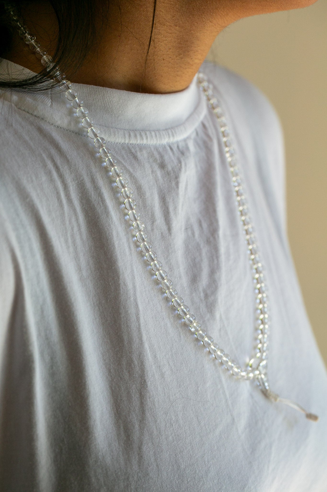 Himalayan Quartz Crystal Mala (2 sizes)
