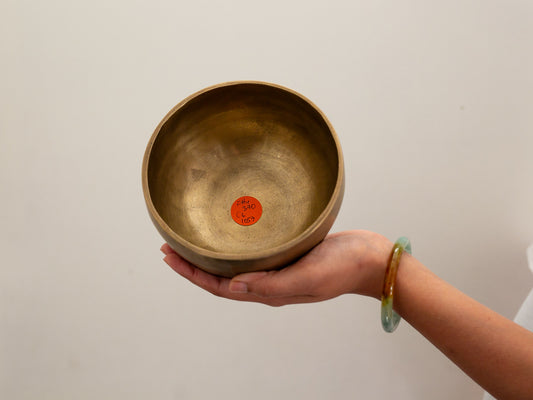 Small Contemporary Flow Singing Bowl - Base note F#4 (370 Hz)