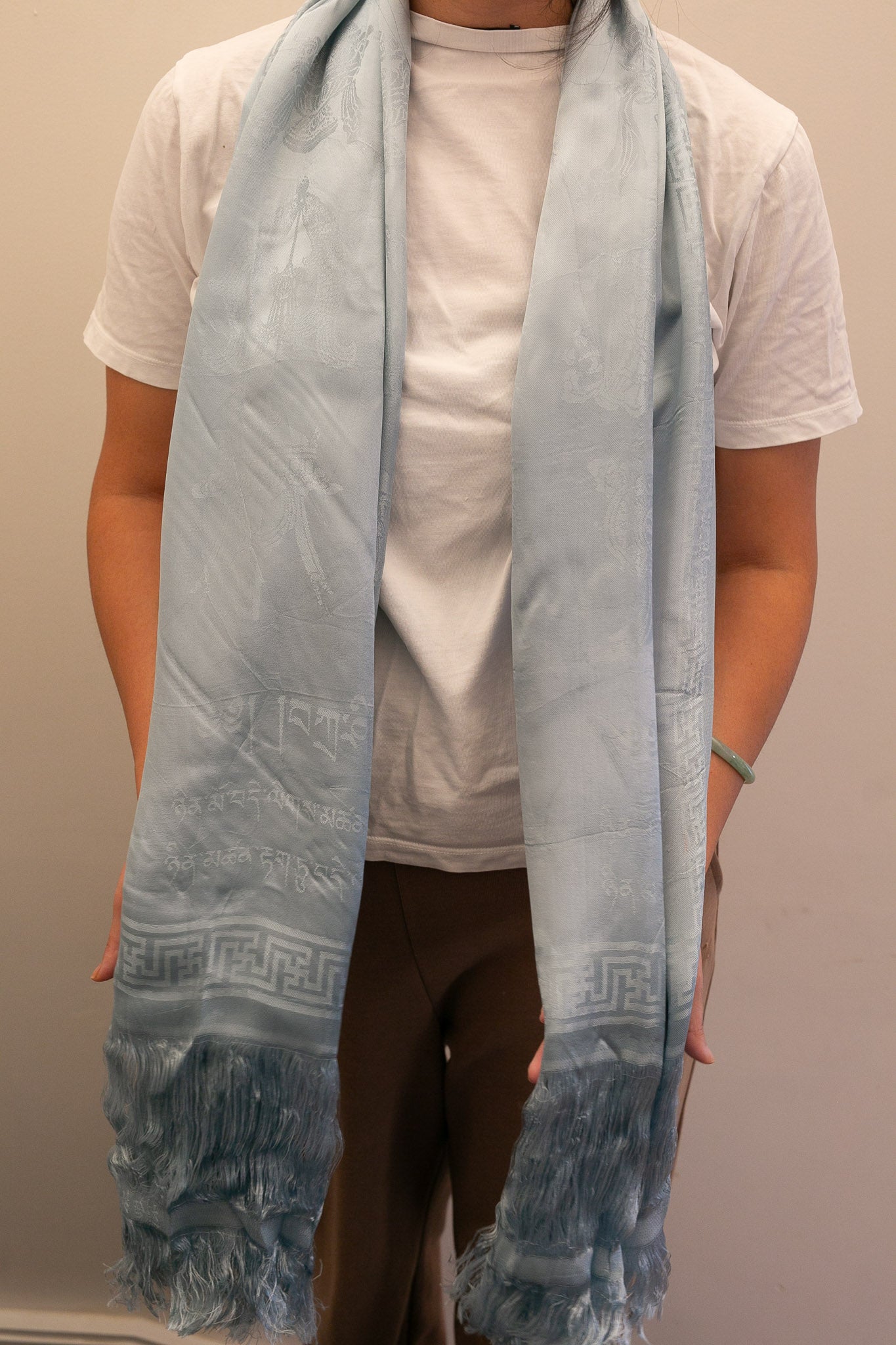 XL Mongolian Khatak scarf