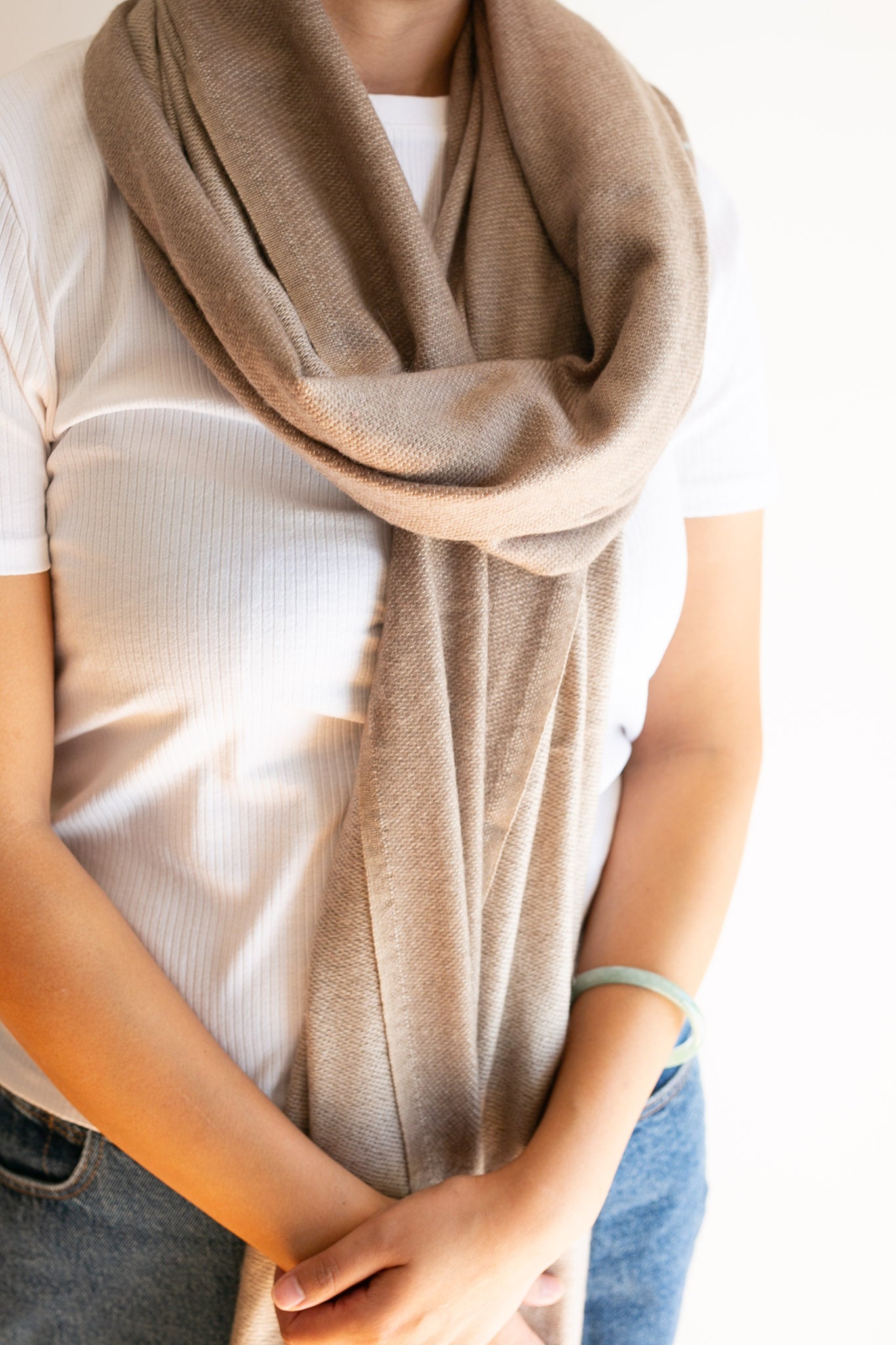 Nepalese 100% Cashmere Shawl #2 - 4 Colours