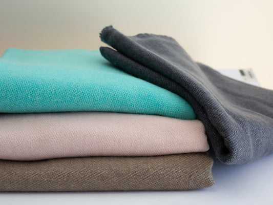 Nepalese 100% Cashmere Shawl #2 - 4 Colours