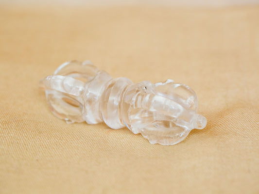 Medium Himalayan Quartz Crystal Vajra v1