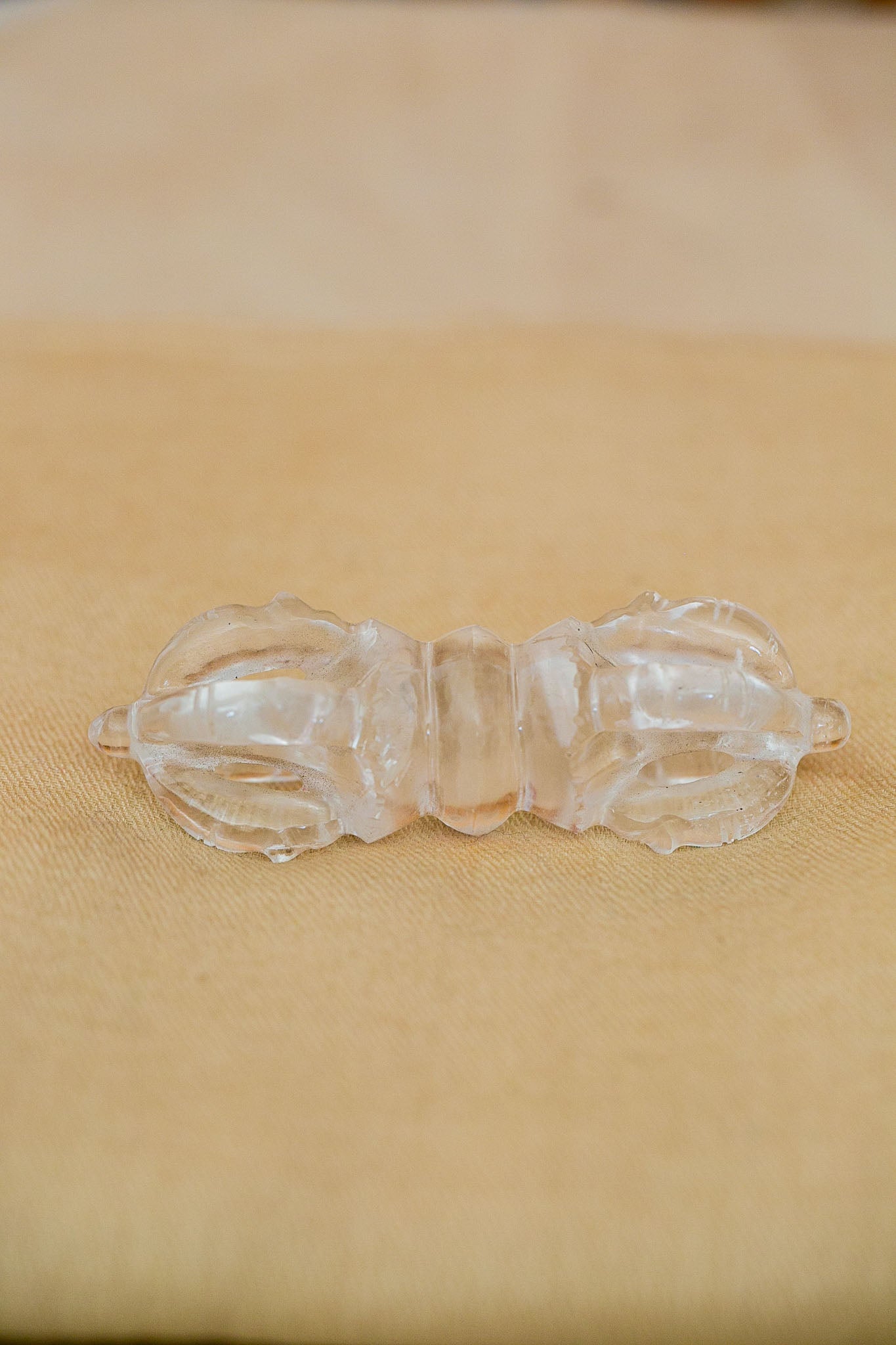 Medium Himalayan Quartz Crystal Vajra v1