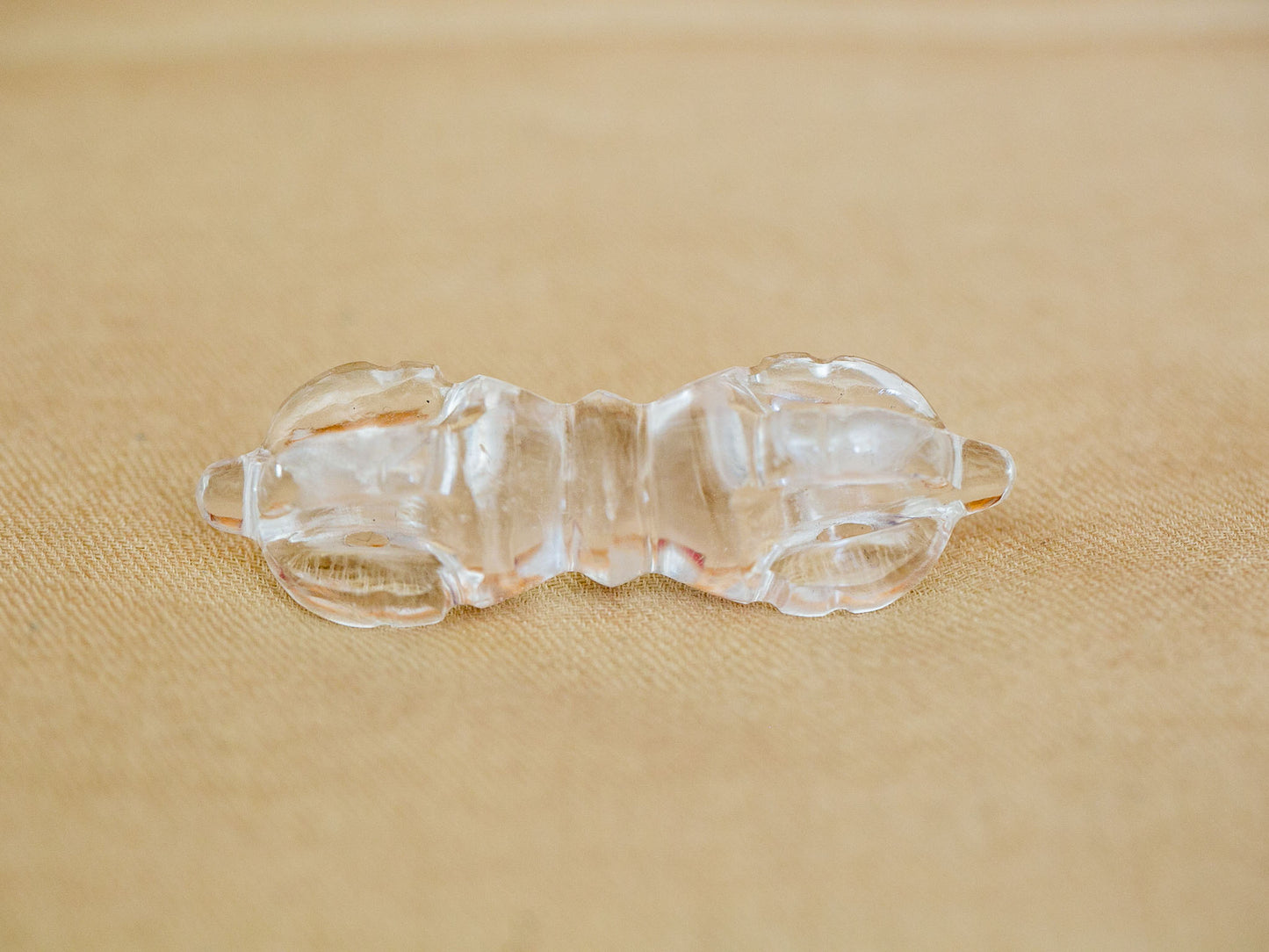 Small Super Clear Himalayan Quartz Crystal Vajra V4