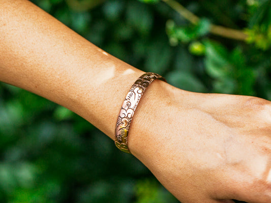 Drifting Clouds Copper Bracelet
