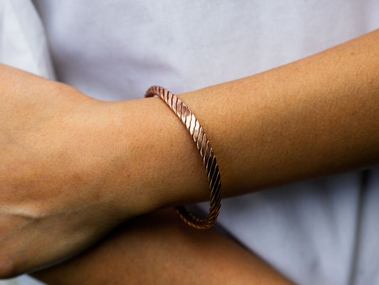 Braided Copper Bracelet