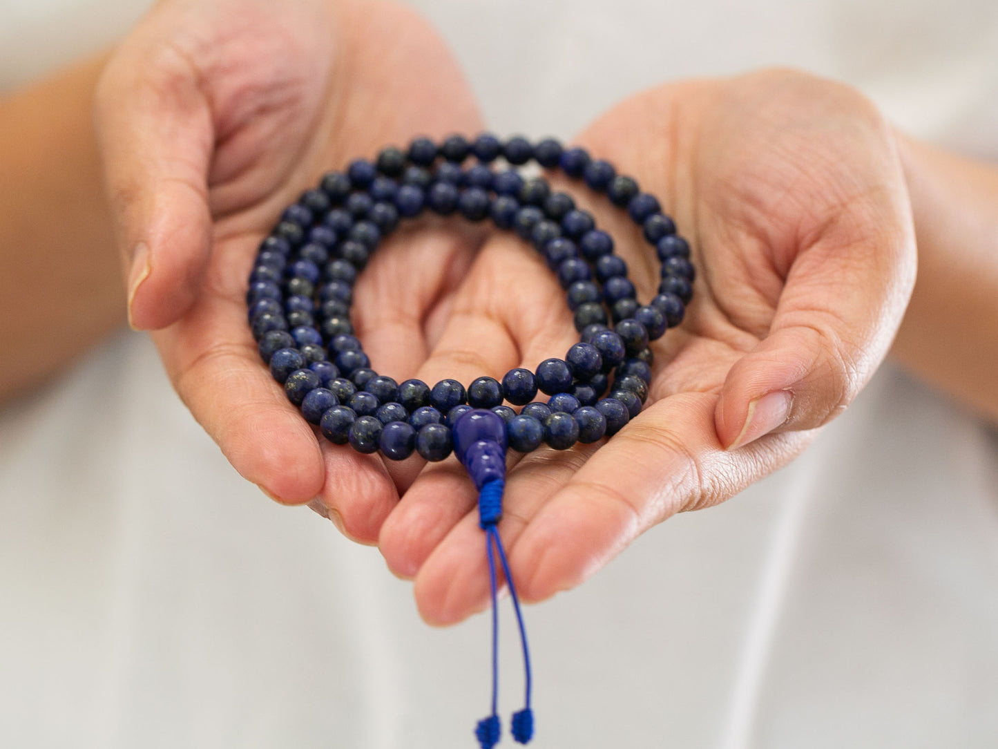 6-7mm 108 beads Lapis Lazuli Mala