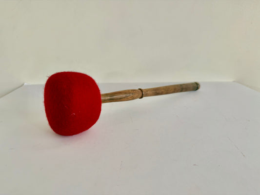 XL Red Ball Mallet - for Large bowls and Gong