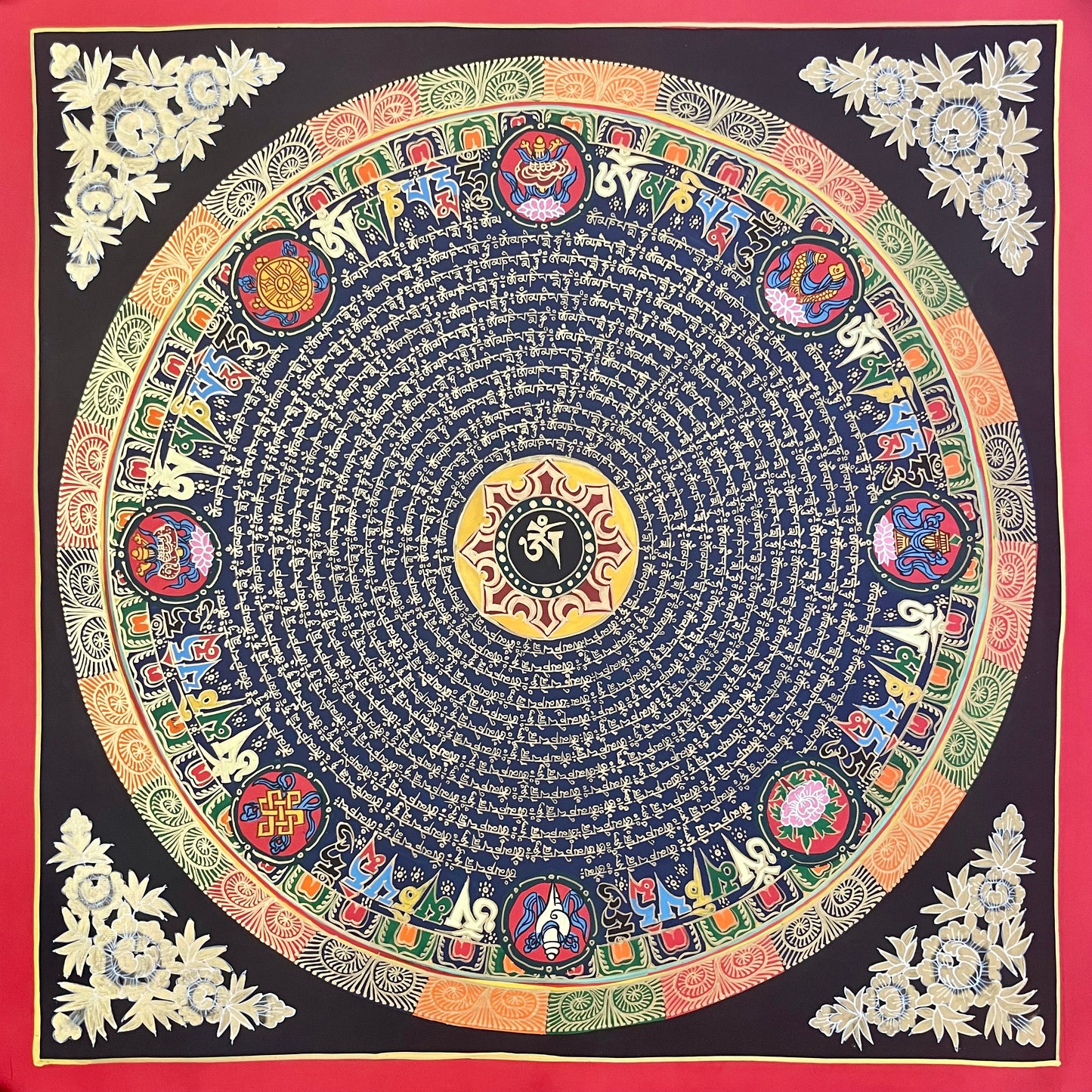 Compassion and Auspicious Symbols Mandala #2