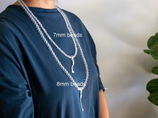 Himalayan Quartz Crystal Mala (2 sizes)