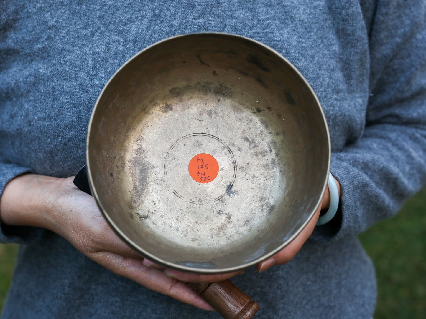 Old 'Tara' Singing Bowl - Base Note F3 (175 Hz)