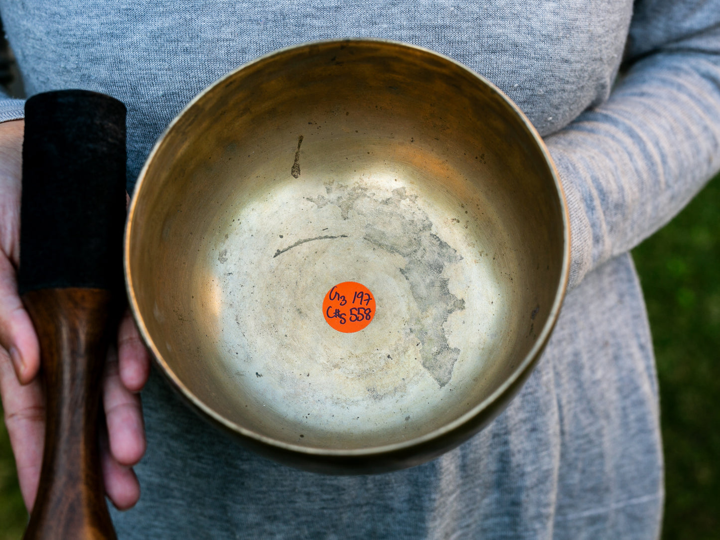 Old 'Tara' Singing Bowl - Base Note G3 (197 Hz)