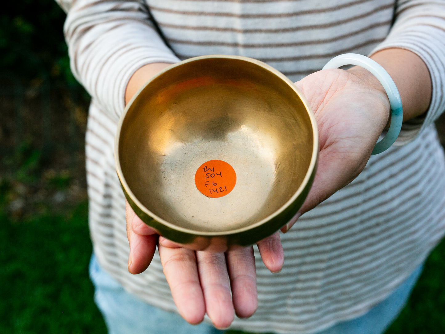 Small Contemporary Flow Singing Bowl - Base note B4 (504 Hz)