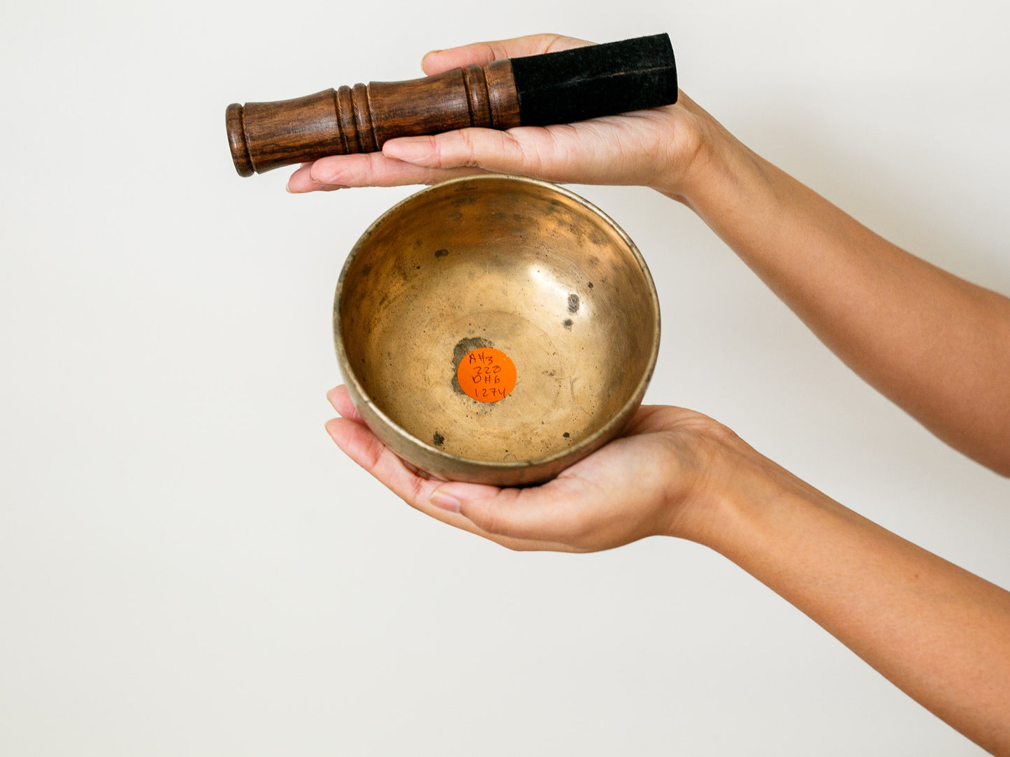Small Tara Singing Bowl - Base Note A#3 (228 Hz)