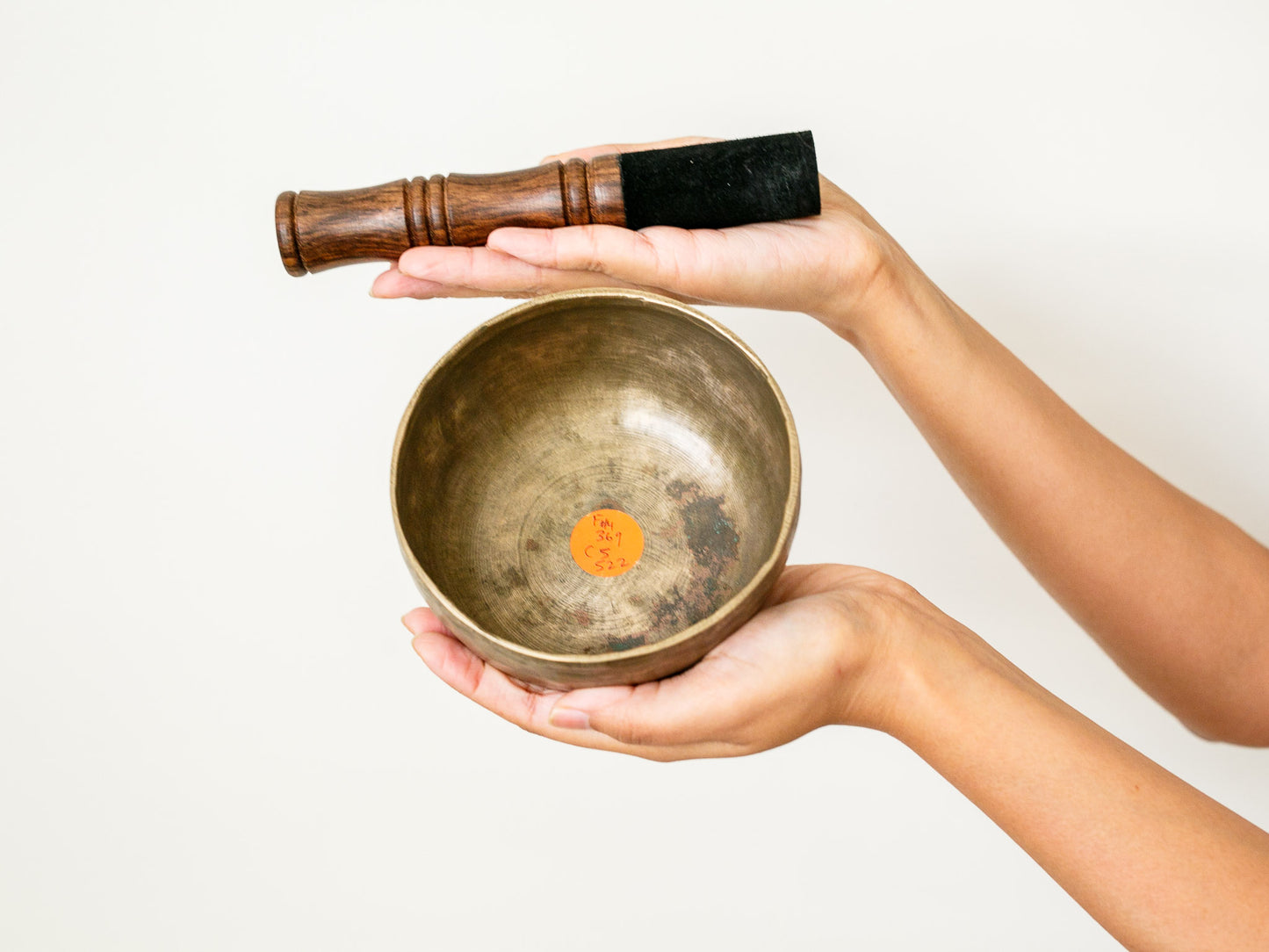 Small Tara Singing Bowl - Base Note F#4 (369 Hz)