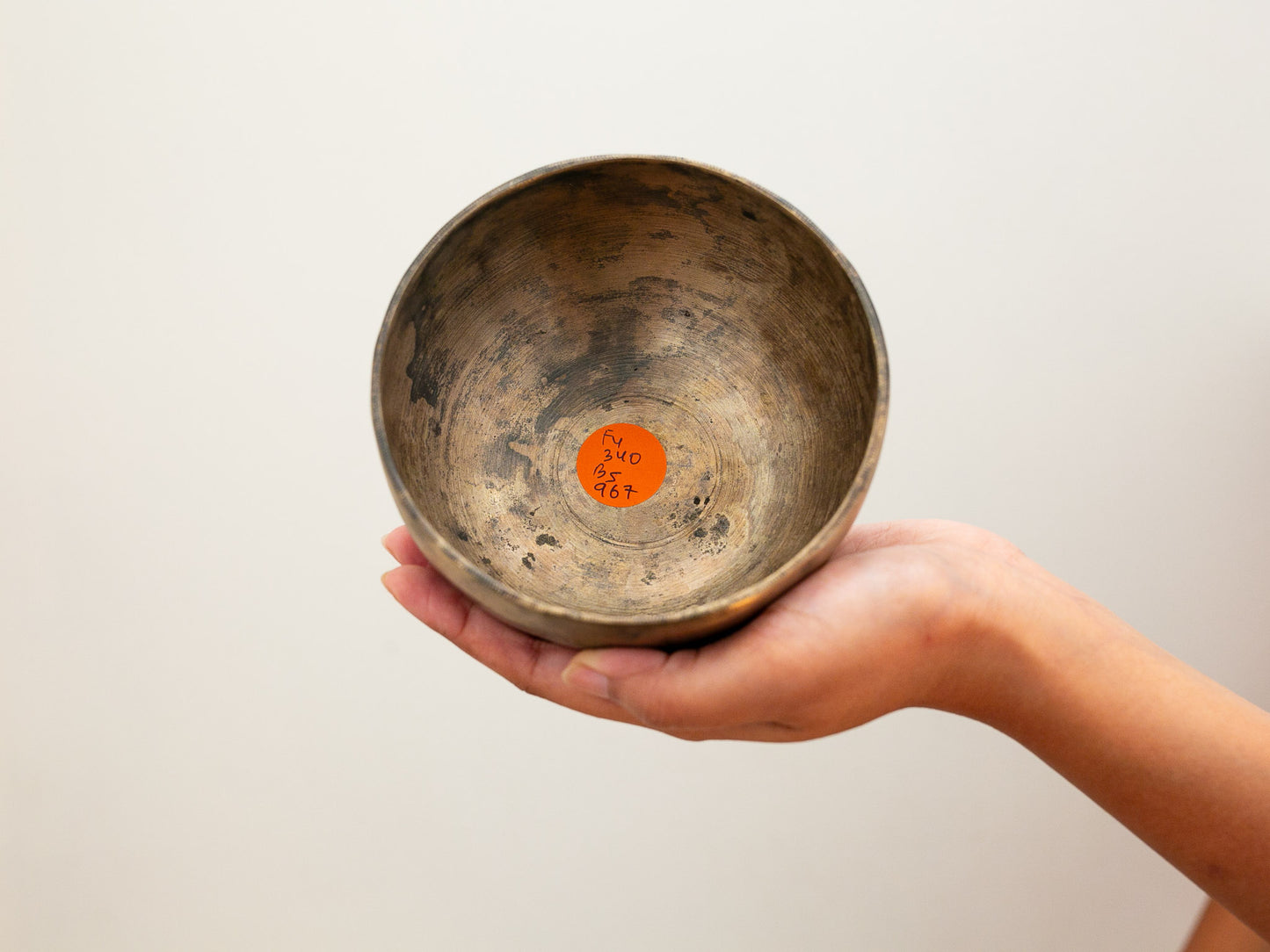 Small Tara Singing Bowl - Base Note F4 (340 Hz)