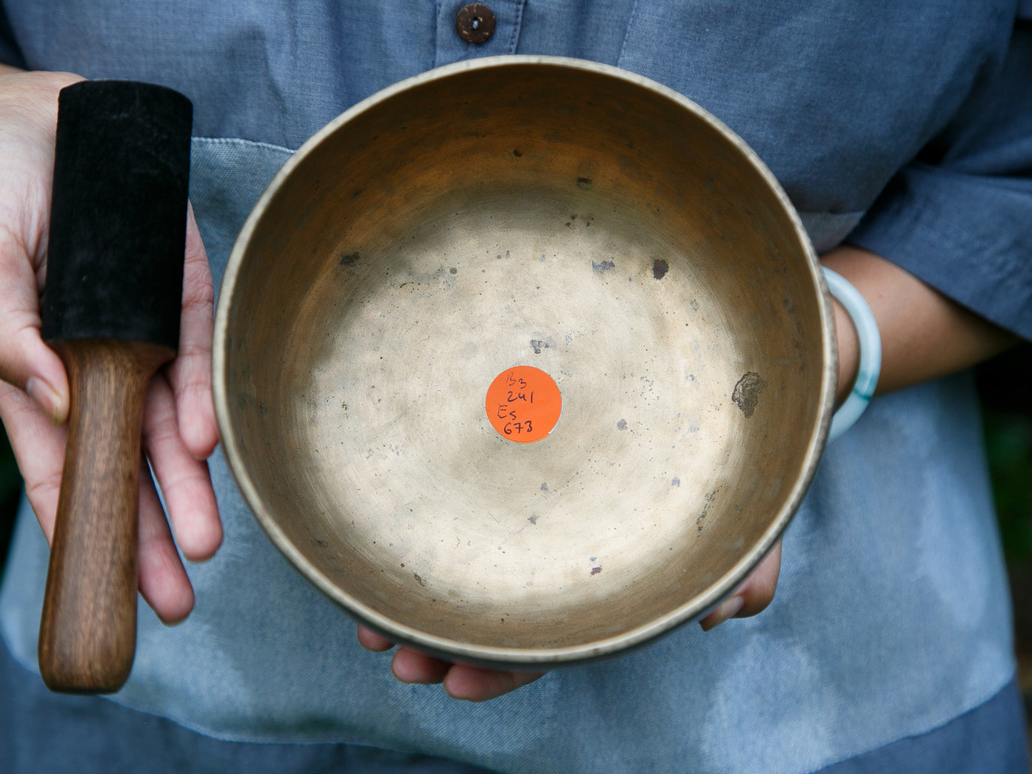 Old 'Tara' Singing Bowl - Base Note B3 (241 Hz)